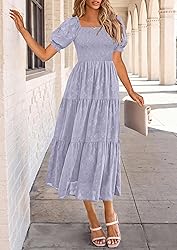 PRETTYGARDEN Women's 2025 Summer Casual Midi