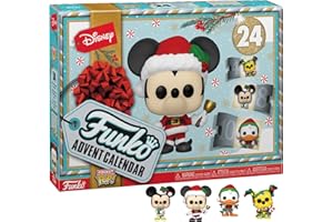 Funko Pop! Advent Calendar: Disney - 24 Days of Surprises - Collectible Vinyl Mini Figures - Mystery Box - Gift Idea - Holiday Present for Girls, Boys & Kids - Christmas Countdown