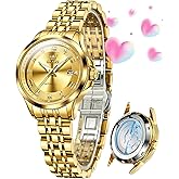 OLEVS Womens Automatic Watch Diamond Luxury Date Ladies Dress Classic Self Winding Wrist Watches Luminous Waterproof