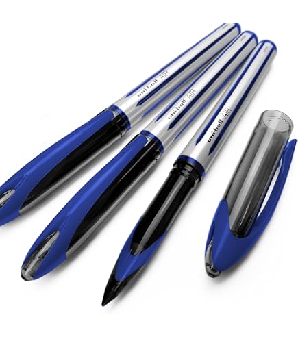 Recambios De Tinta Uni-ball Impact 207 - Negro, Punta Gruesa 1.0 Mm, Pack De 6 Unidades