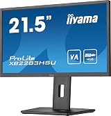 iiyama XB2283HSU-B1 21.5 inch VA Full HD 1080p 1ms HDMI DP USB Hub Monitor view 4
