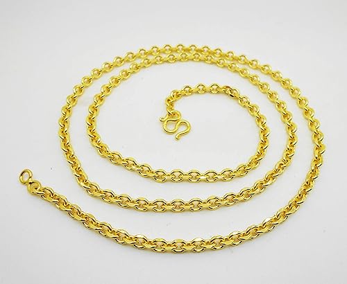arrawana77 Men's Classic Chain 22k 23k 24k Thai Baht Gold GP
