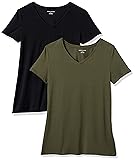 Amazon Essentials Women's Regular-Fit Short-Sleeve