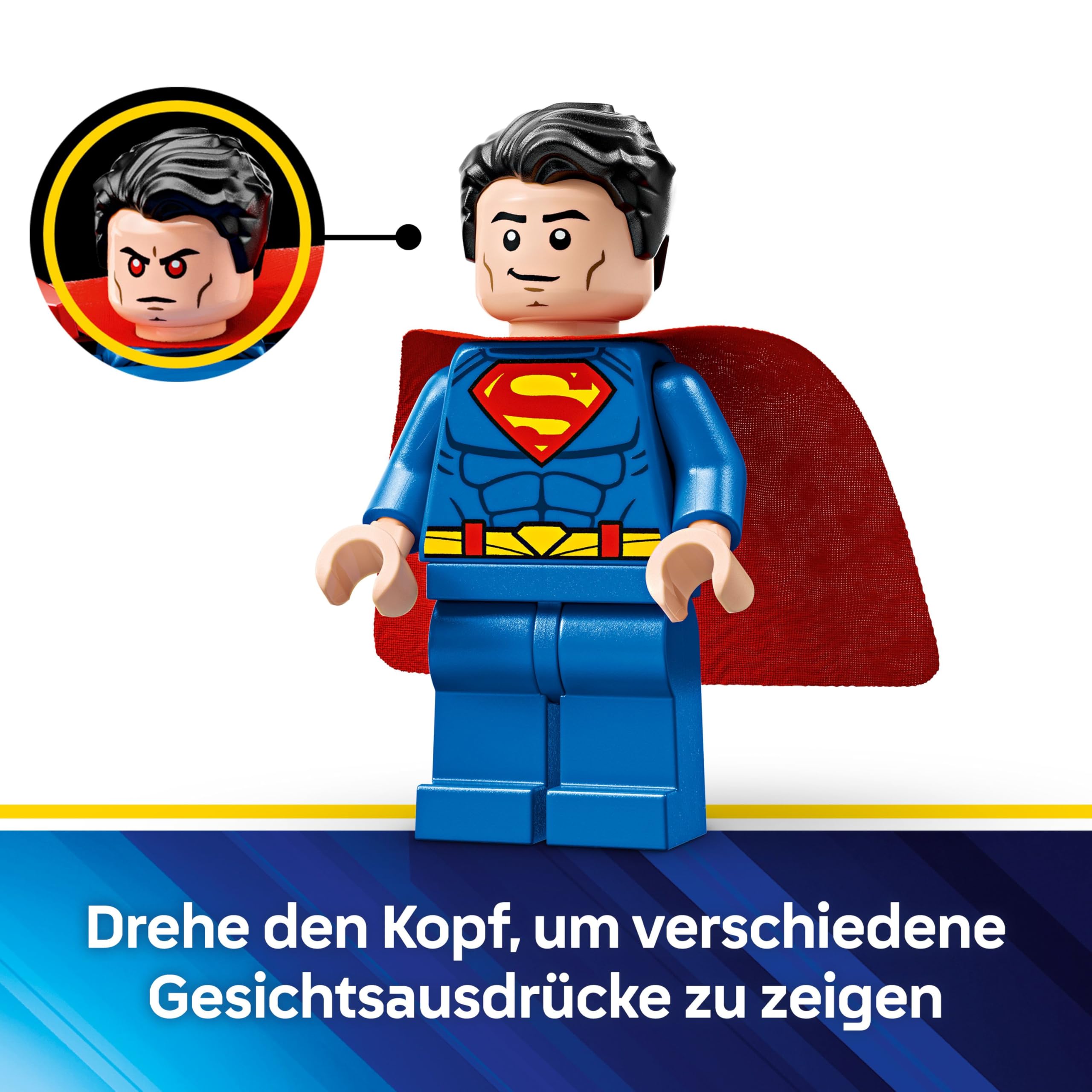 LEGO DC Superman Mech vs. Lex Luthor - Superhelden Spielzeug mit 2 Minifiguren - baubare Actionfigur mit beweglichen Armen, Beinen und Fingern - Geschenk für Jungen und Mädchen ab 6 Jahren 76302 5