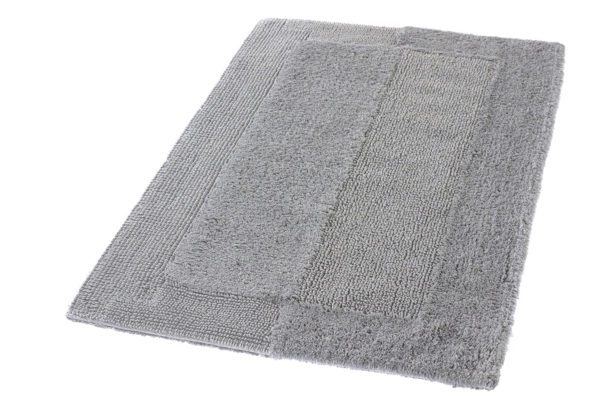 Kleine Wolke 85 x 150 cm 100 Percent Cotton Bath Rug, Silver/Grey