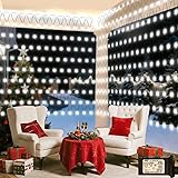OYCBUZO 300LED White Net Lights, 14.8ft x 5ft