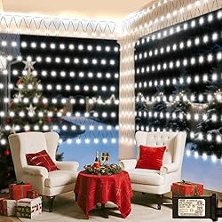 OYCBUZO 300LED White Net Lights, 14.8ft x 5ft