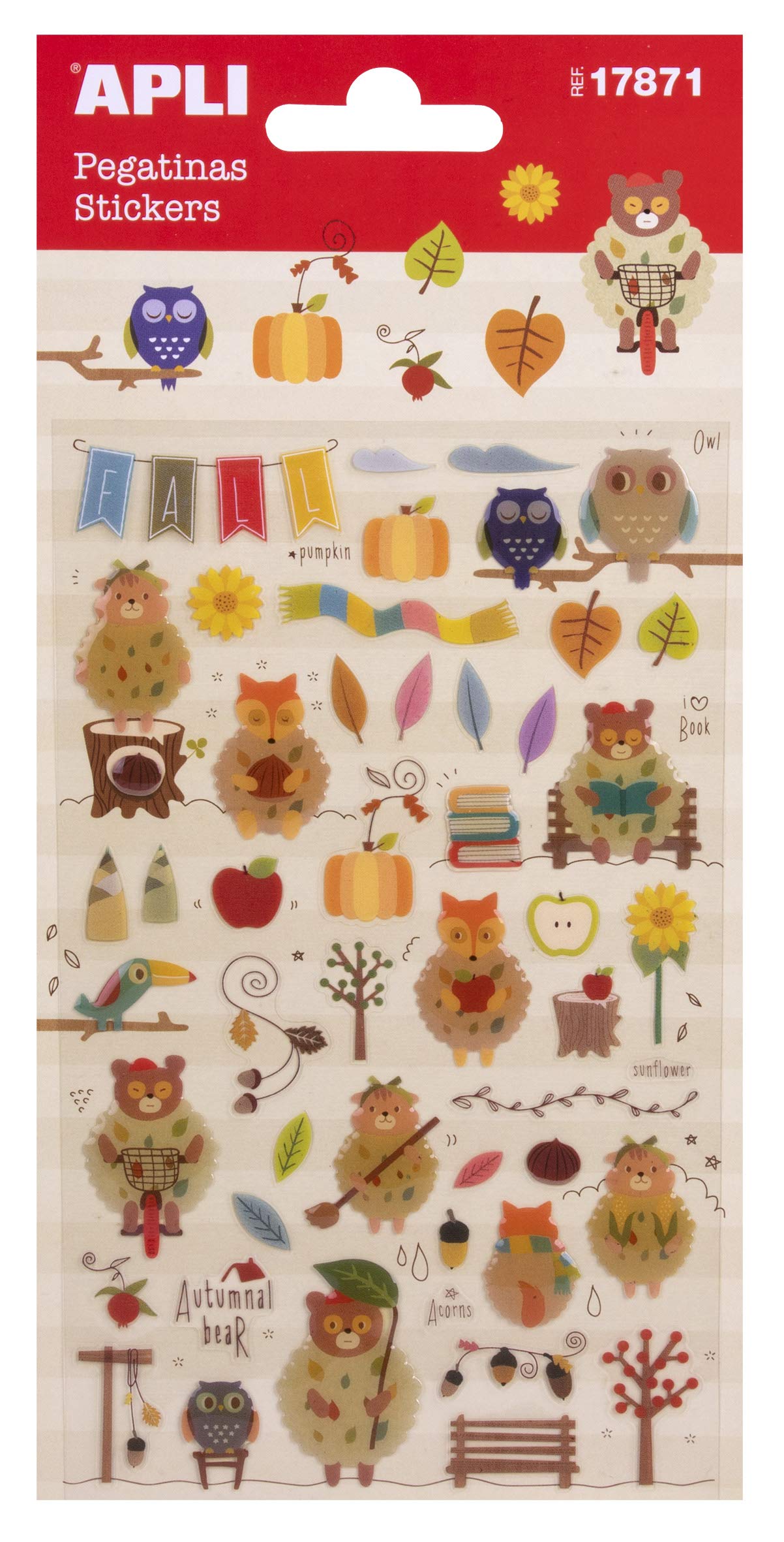 APLI Kids 17871 – Stickers Autumn 1 Sheet