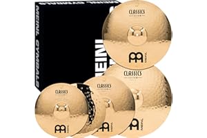 Meinl Cymbals CC-141620+18 Classics Custom Bonus Pack Cymbal Box Set with 18" Crash