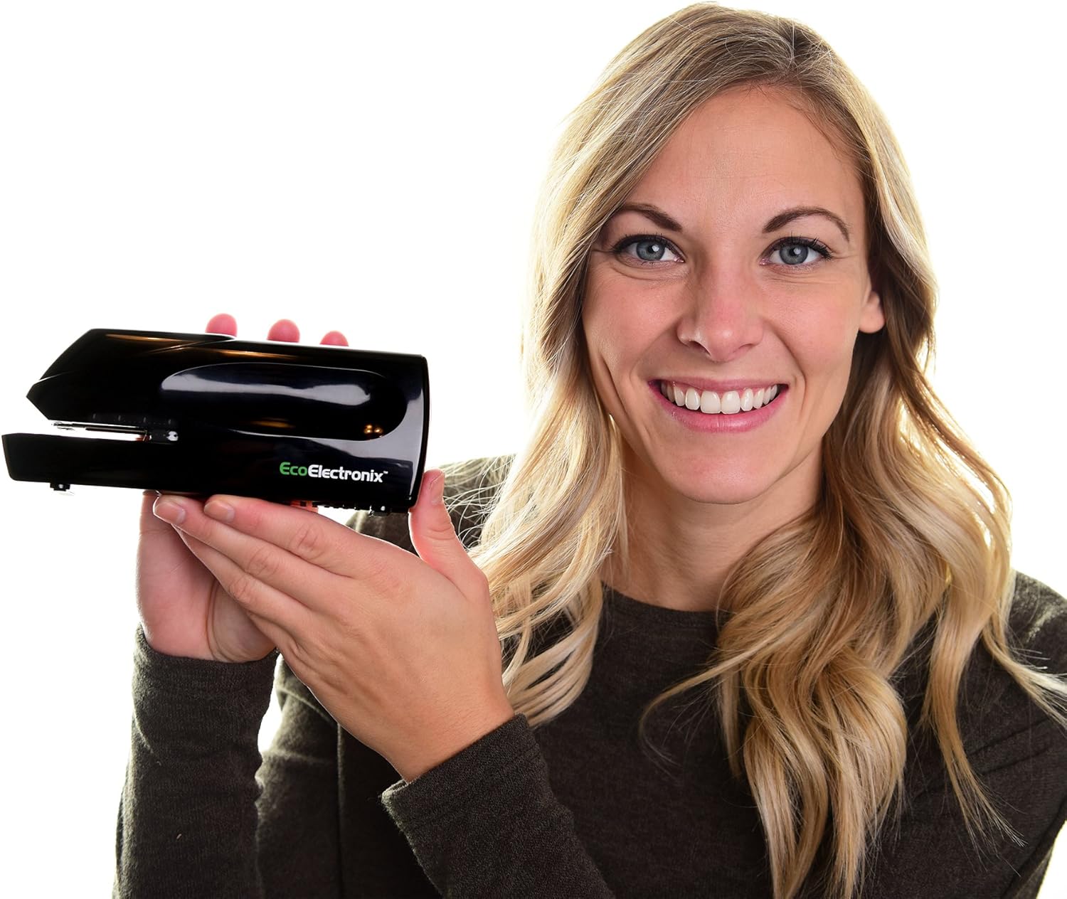 EX-25 Automatic Heavy Duty Electric Stapler - Includes Staples Power Cable & Lifetime Coverage by EcoElectronix - Jam-Free 25 Sheet Full Strip Staple Capacity for Professional and Home Office Use : Office Products