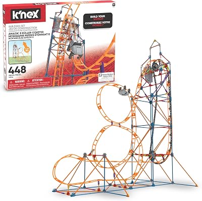 K'NEX Amazin' 8 Coaster 448 Piece Building Set Basic Fun