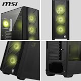 MSI MAG FORGE 330R AIRFLOW Mid Tower Case Black 3x120 Front 3x120 Top view 7