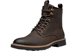 Vostey Mens Boots Motorcycle Casual Boots for Men Zipper Fashion Chukka Boots Mens