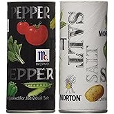 Morton's Salt, Mccormick Pepper Pack, 5.25-ounce Shakers