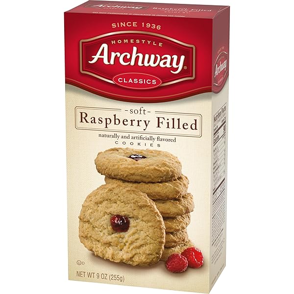 ARCHWAY COOKIES, RASPBERRY FILLED, 9 OZ