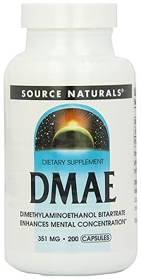 海外直送品Source Naturals Dmae Capsules 200 Caps