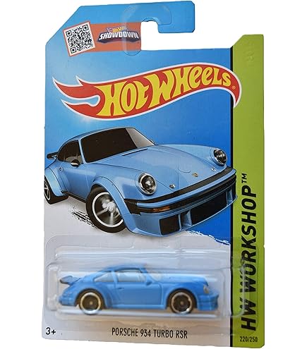 Amazon.com: Hot Wheels Porsche 934 Turbo RSR, [Blue] Workshop 