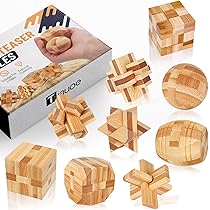 Coogam Metal Wire Puzzle Set of 16 with Pouch,Brain Teaser IQ Test Coogam Metal Wire Puzzle Set of 16 with Pouch,Brain Teaser IQ Test