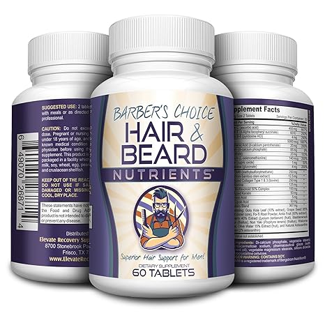 Elevate Recovery Barber S Choice Hair Growth Vitamins For Men