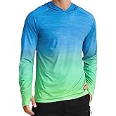 APTRO Men's UPF 50+ Sun Protection Long Sleeve Hoodie Shirts UV Outdoor Fishing Shirts SPF Rash Guard Shirts for Men