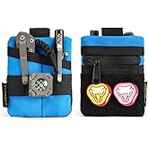 VIPERADE VE13 Mini Pocket Organizer, Nylon Pocket Tool Pouch with DIY Patch Area for Men, Pocket Organizer Storage for EDC Gears, EDC Coins Sheath, Small EDC Nylon Pouch for Mini EDC Gears