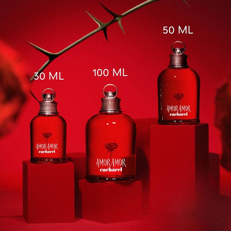 Amor Amor Eau de Toilette, fruchtig-blumiges Parfüm, 30 ml