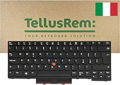 TellusRem Italian Backlit Keyboard for Lenovo Thinkpad T470 T480