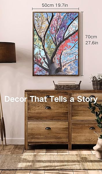TREE OF LIFE JIGSAW PUZZLE 1000 PIECES FOR ADULTS – COLORFUL NATURE ART PUZZLE, UNIQUE PUZZLE FOR GIFT, FAMILY FUN & HOME DECOR PERFECT SNAP, 27.6 X 19.7 IN, HIPAZOUS