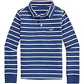 Vineyard Vines Boys Boys Striped Surf Long-Sleeve Polo