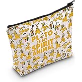 WZMPA Pluto Dog Makeup Bag Pluto Fans Gift Pluto Is My Spirit Animal Zipper Pouch Bag Pluto Dog Merchandise (Pluto Spirit)