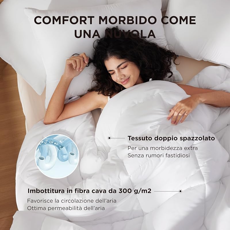 Piumino Matrimoniale 4 Stagioni - Trapunta 260x240 cm