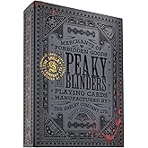 theory11 Peaky Blinders Playing Cards – Premium Officially Licensed Deck Luxury Collectible Cards with Antique Gold Foil & Ta