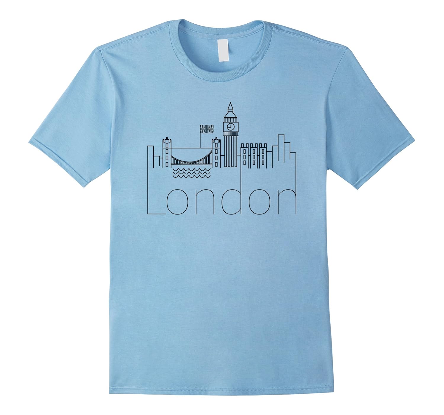 UK England London T Shirt-Rose