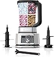 Ninja Foodi SS201 Power Blender & Processor. 3-in-1 Crushing Blender, Dough Mixer, and Food Processor 1400WP smartTORQUE 6 Auto-iQ Presets