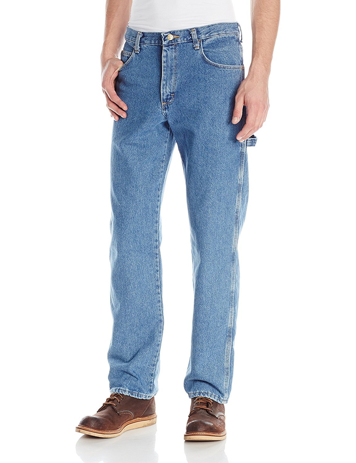 Photo 1 of ***SIMILAR***Red Kap Mens Loose-fit Dungaree Jeans, Stonewash, 40W X 30L US