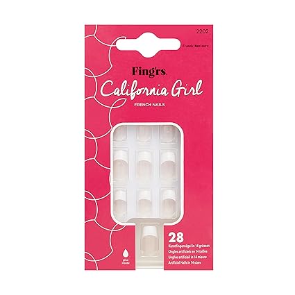 Fing'rs California Girl French Manicure, 1er Pack (1 x 28 Stück)