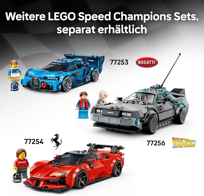 Speed Champions McLaren W1 - Modellauto mit sammelbarer Fahrer Minifigur - Geburtstagsgeschenkidee für Jungen ab 9 Jahren und Motorsportfans - 77257