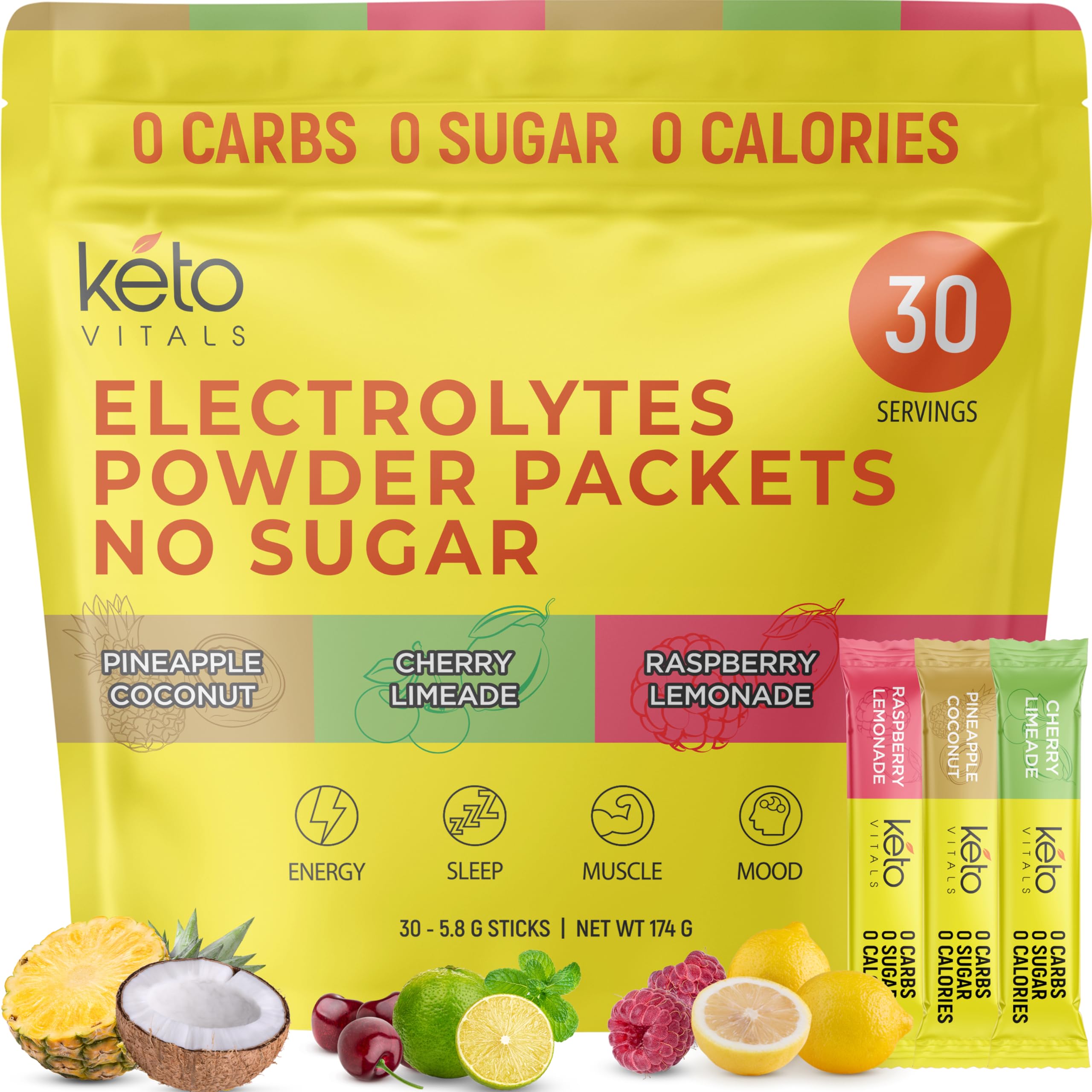 Keto Berry Reno Powder Mua Keto Vitals Tropical Keto Electrolyte Powder No Sugar - Keto ...