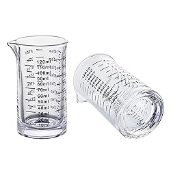 Ackers Shot Glass Measuring Cup 4 Ounce/120ML