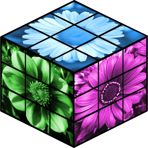 Flowers Rubik's Cube
