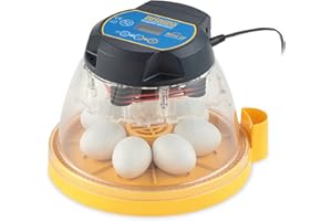 Brinsea Mini II Advance Egg Incubator with Automatic Egg Turning and Temperature Control for Hatching 7 Chicken, Duck, or Other Eggs, Ideal Incubator for Hobbyists, Teachers, and Learners