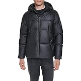 KARL LAGERFELD Men's Hooded Puffer Jacket With Zip Pockets