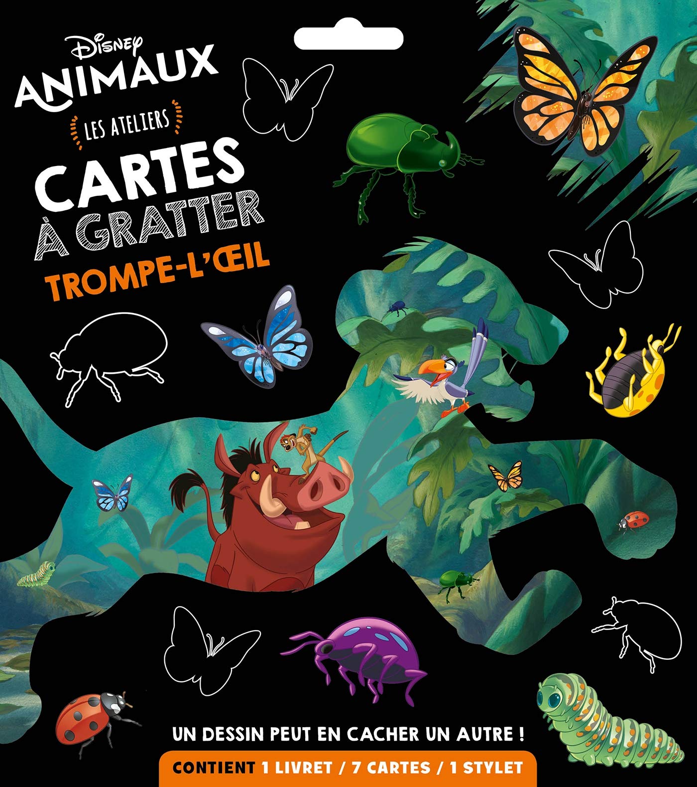 Disney Animaux Les Ateliers Disney Cartes A Gratter Trompe L Oeil Amazon Com Books