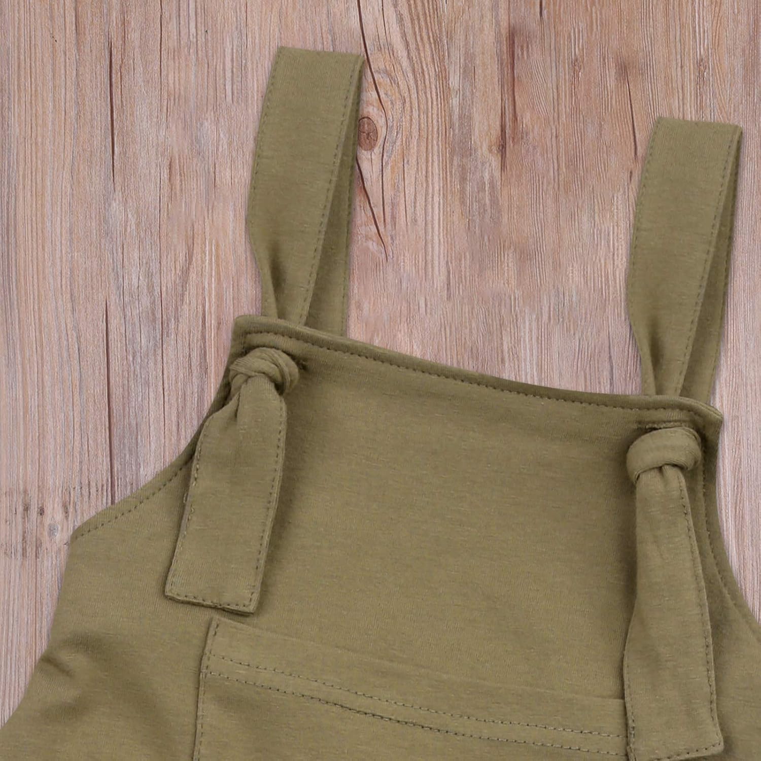 Yunersea Newborn Baby Toddler Girl Boy Basic Plain Pocket Bib Overalls Cotton Overall Pants: Clothing