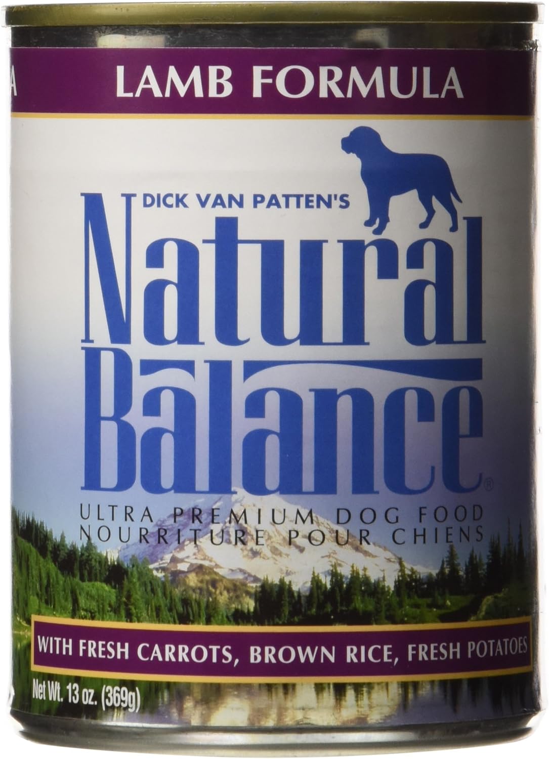 natural balance lamb and rice canned dog food