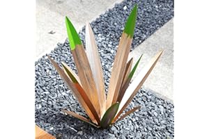 LEGIFO Metal Agave Plants Outdoor Decor 1 PCS, Lawn Ornaments Large Metal Rustic Yard Art for Outdoor Backyard Front Yard Lawn Decor, Metal Flowers for Women, Man, Grandma, Mom
