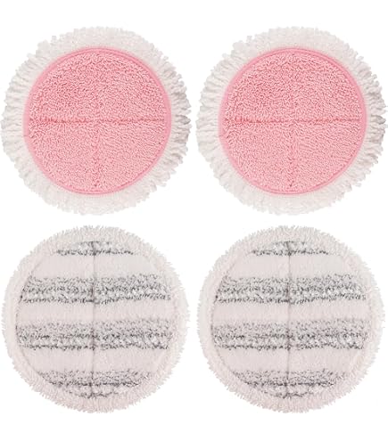 thumbnail image 2 of 12-Pack Microfiber Commercial Mop Heads – Nylon Scrubbers For Floor Shine & Polish 2 of 3