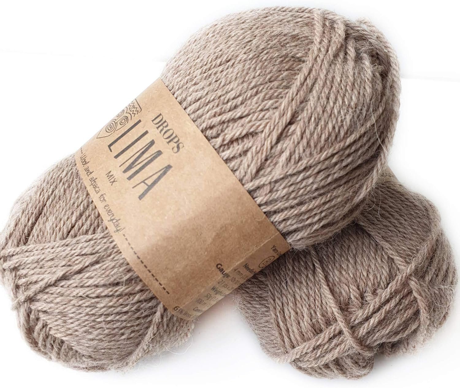 65 Wool and 35 Alpaca Yarn for Knitting and Crocheting, 3