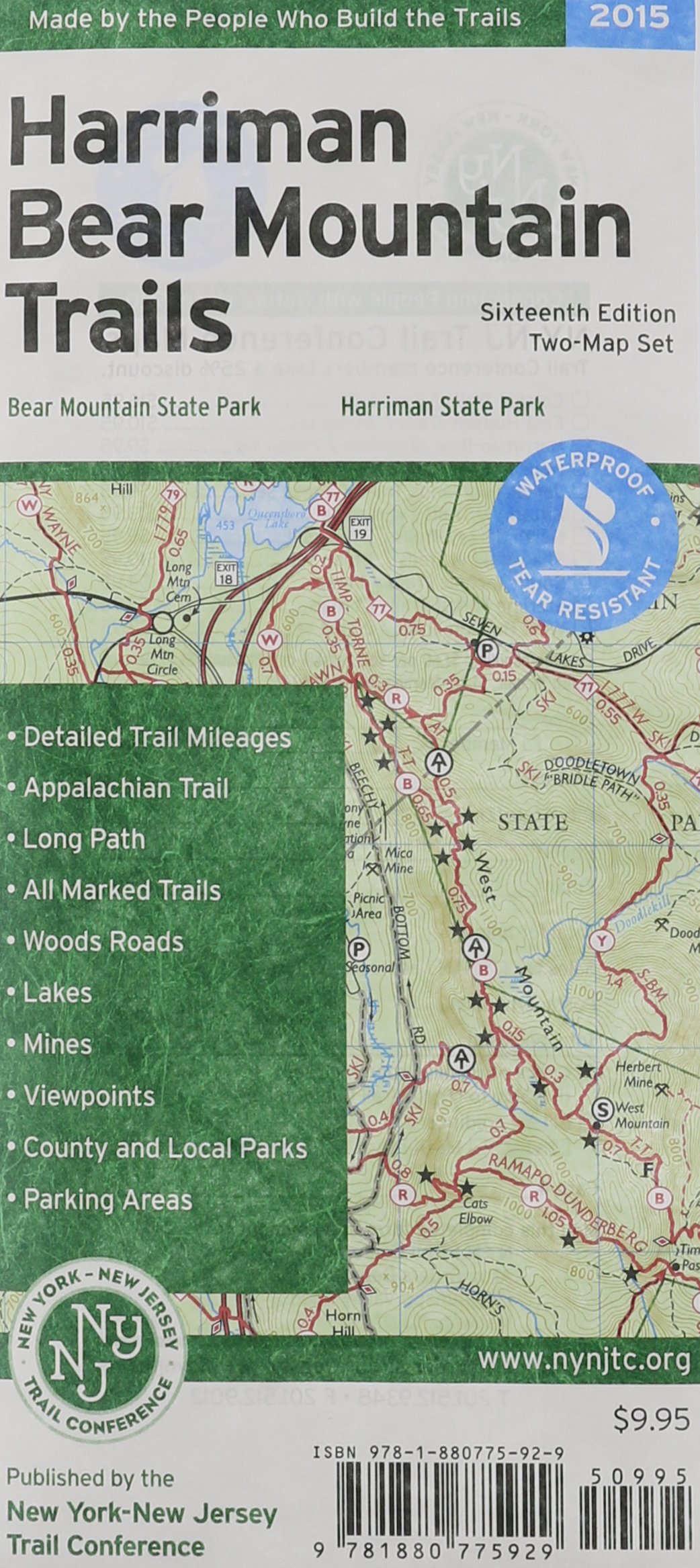 harriman trail map