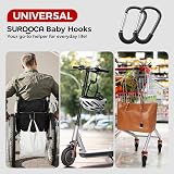 SURDOCA Heavy Duty Pram Hooks Aluminum Clip for Bags 110 lbs Capacity view 6